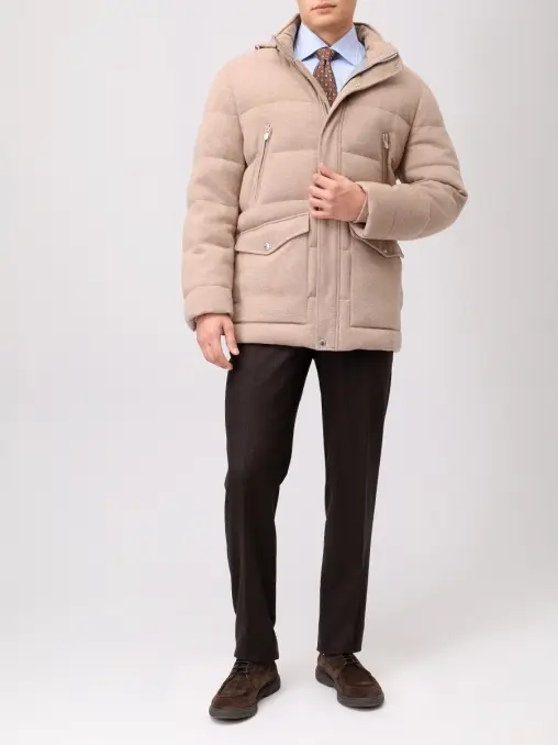 Пуховик кашемировый BRUNELLO CUCINELLI