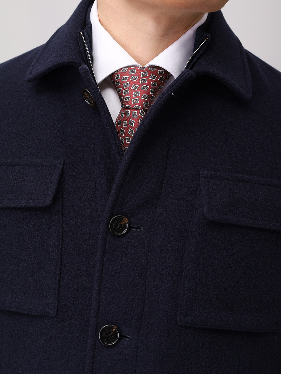 Полупальто шерстяное