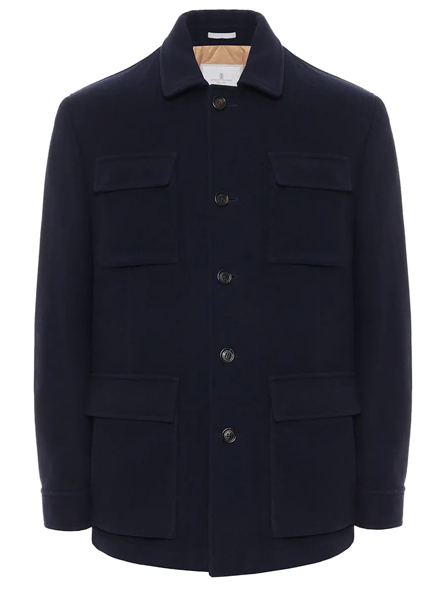 Полупальто шерстяное