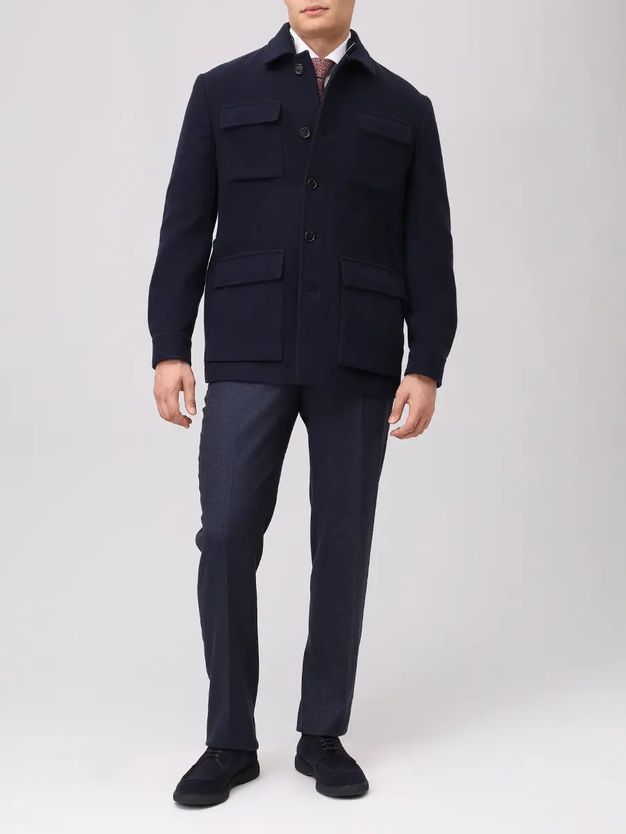 Полупальто шерстяное