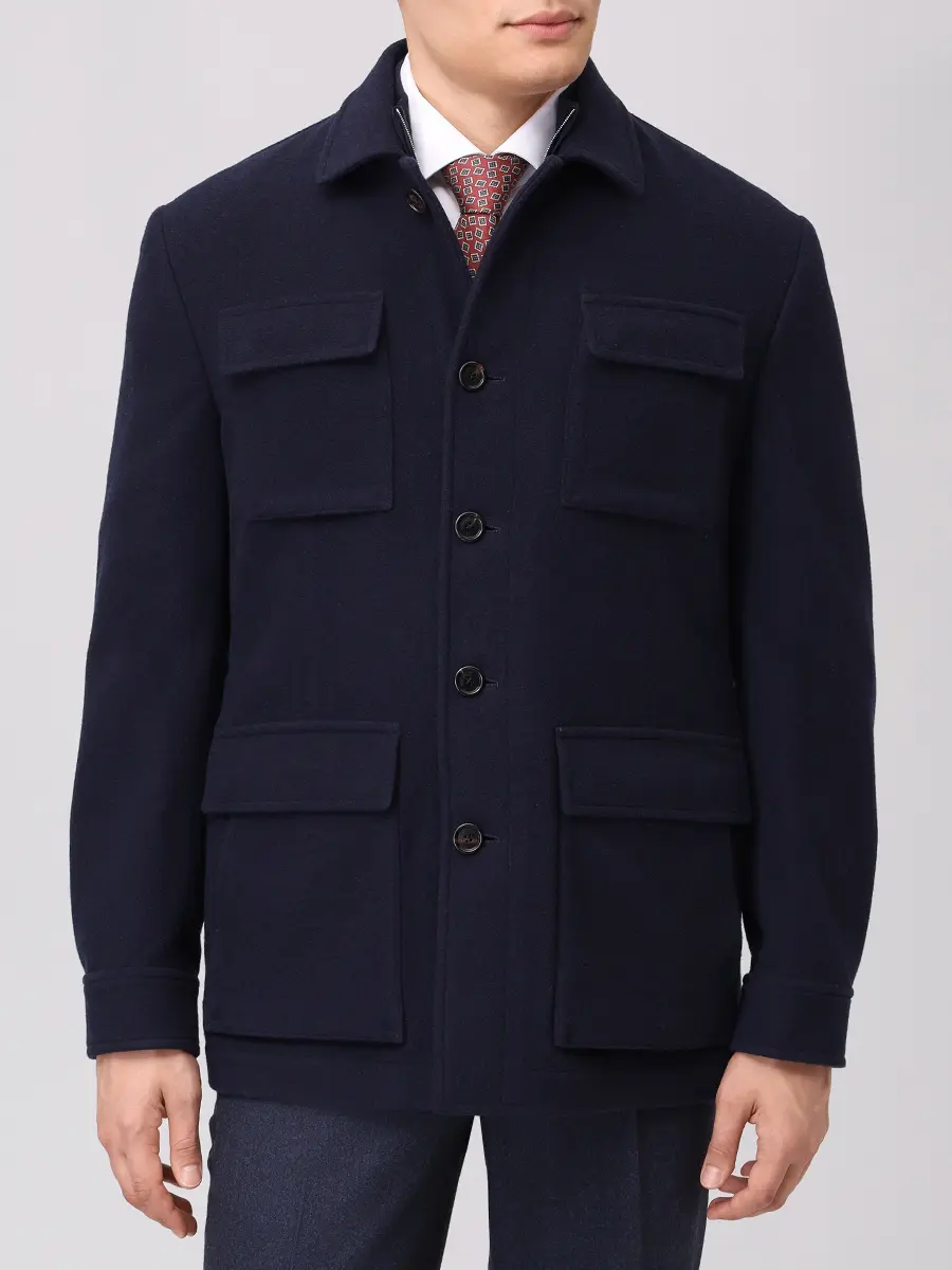 Полупальто шерстяное