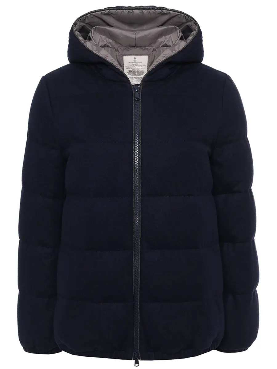 Пуховик кашемировый