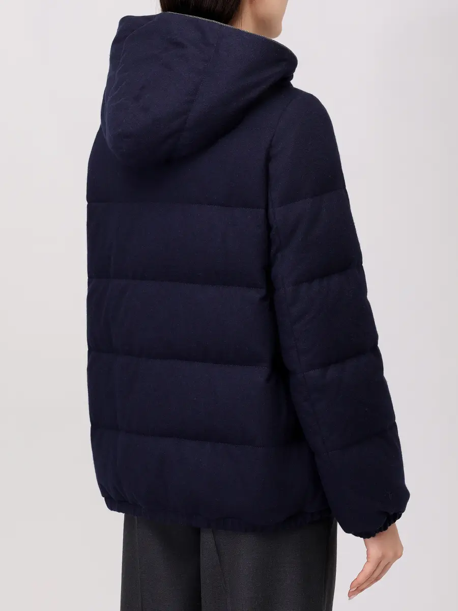 Пуховик кашемировый