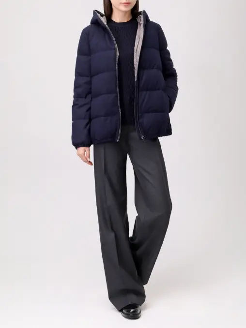 Пуховик кашемировый BRUNELLO CUCINELLI