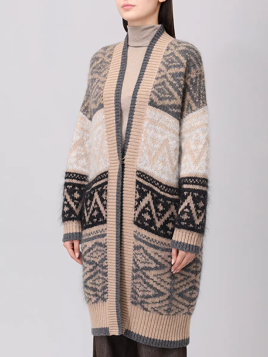 Кардиган вязаный