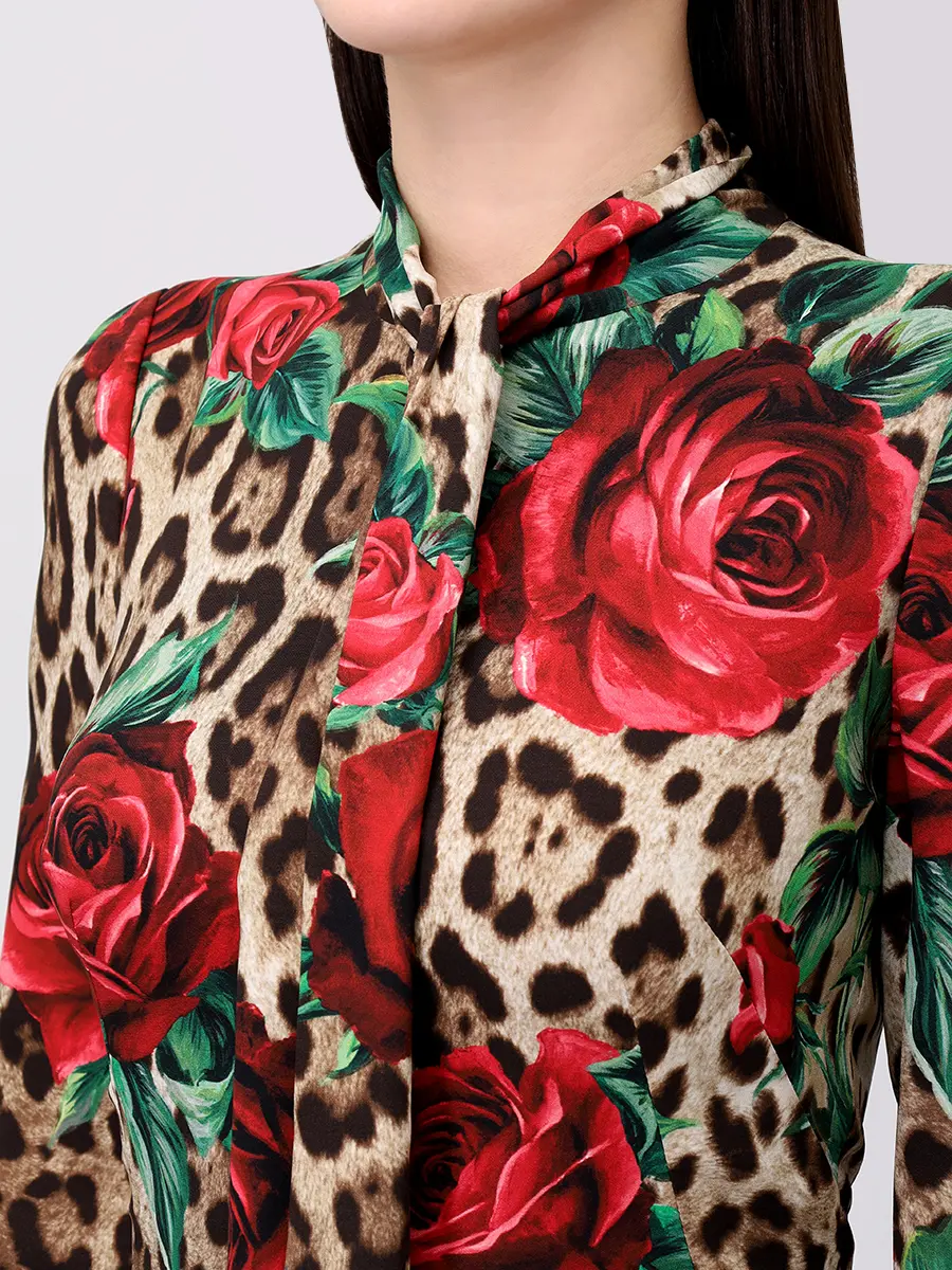 Платье шелковое