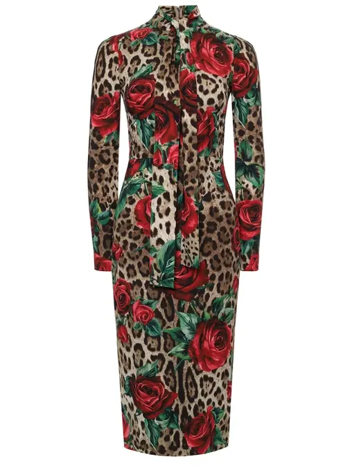 Платье шелковое DOLCE & GABBANA