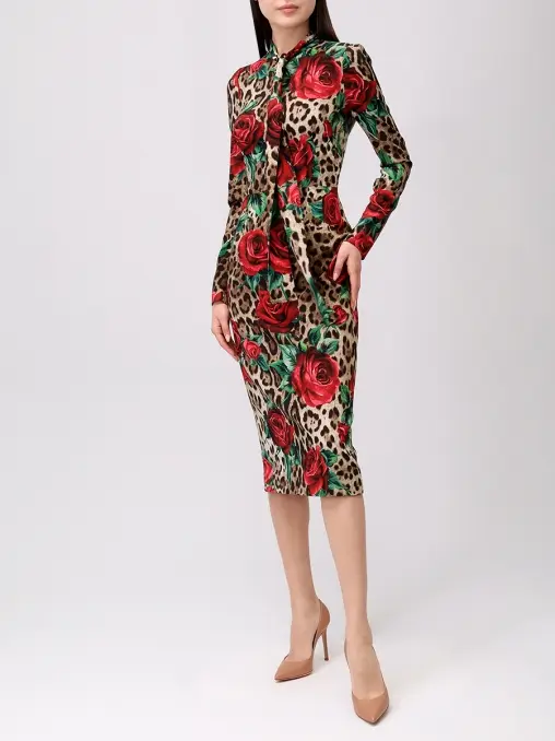 Платье шелковое DOLCE & GABBANA