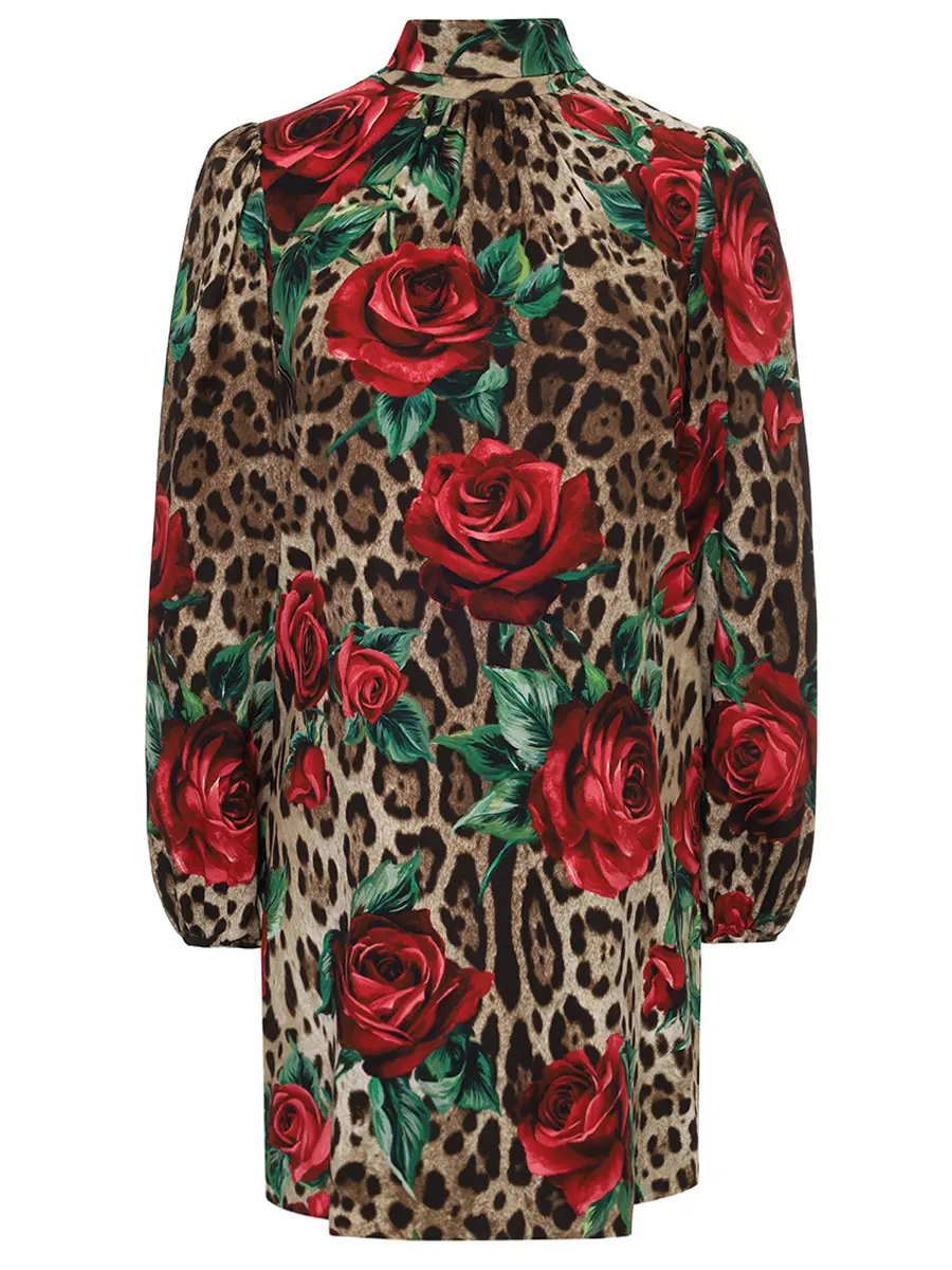 Платье шелковое