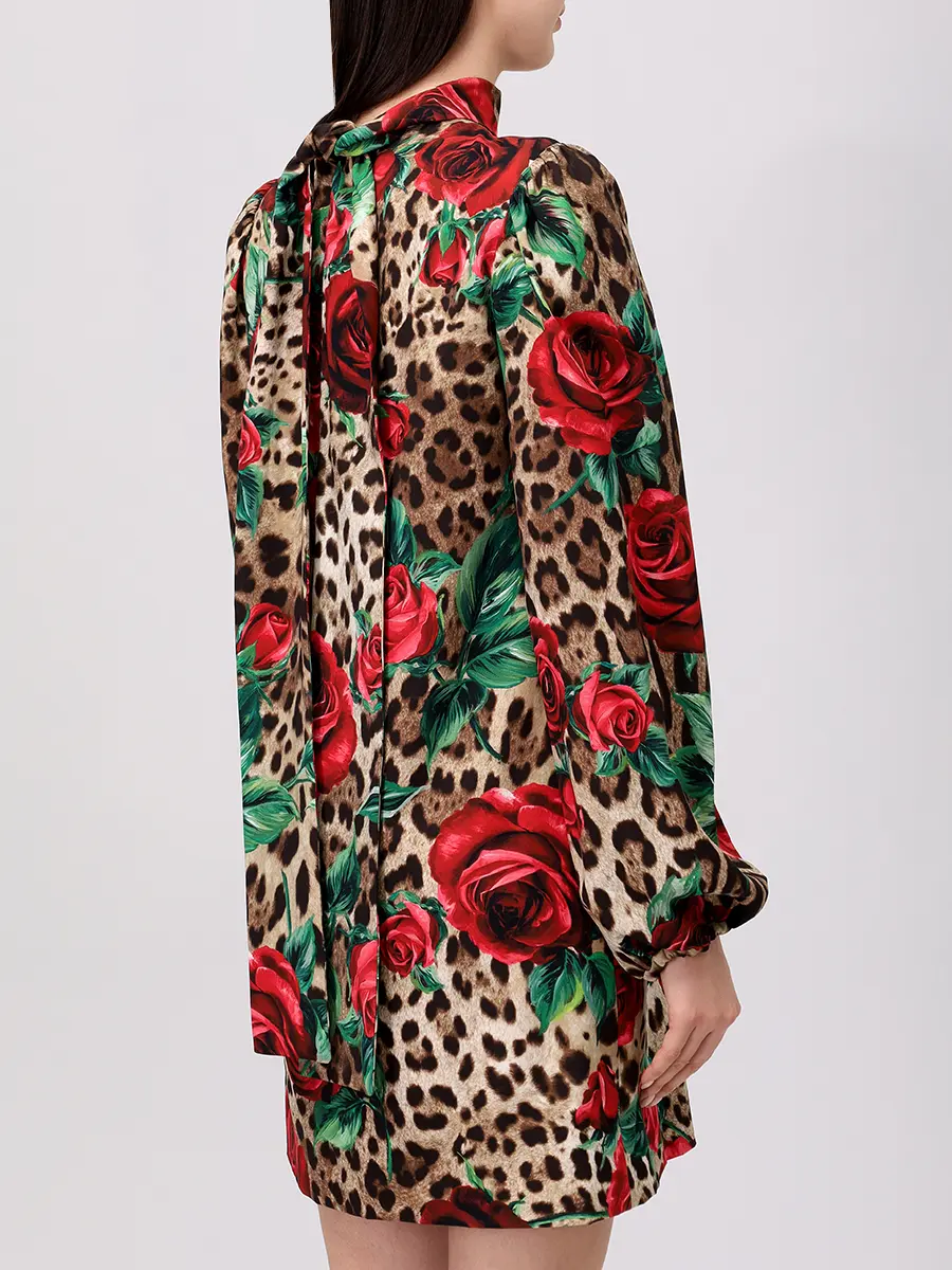 Платье шелковое