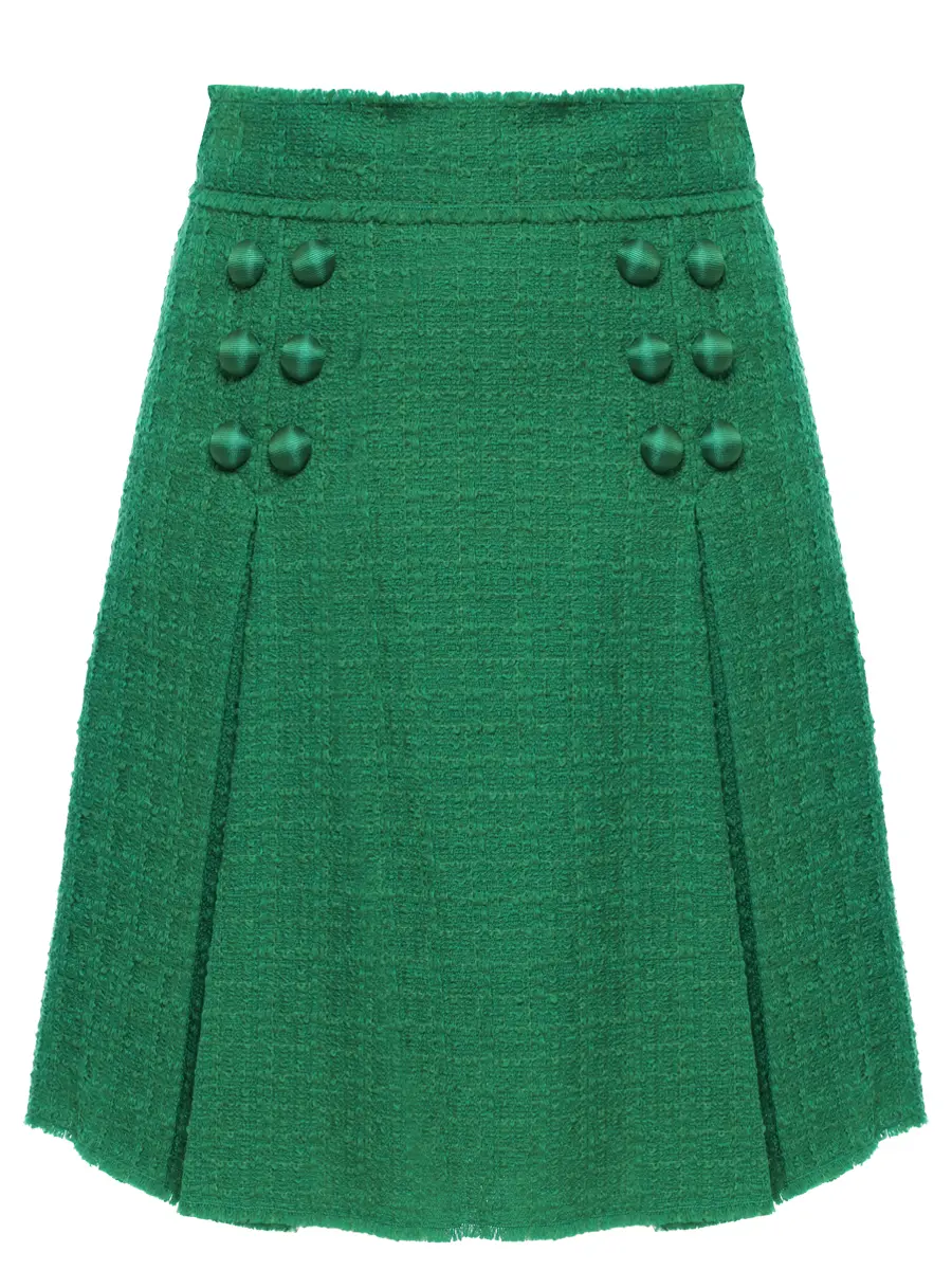 Юбка твидовая