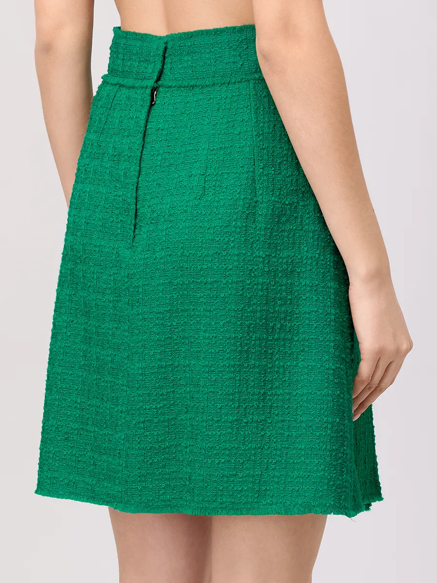 Юбка твидовая