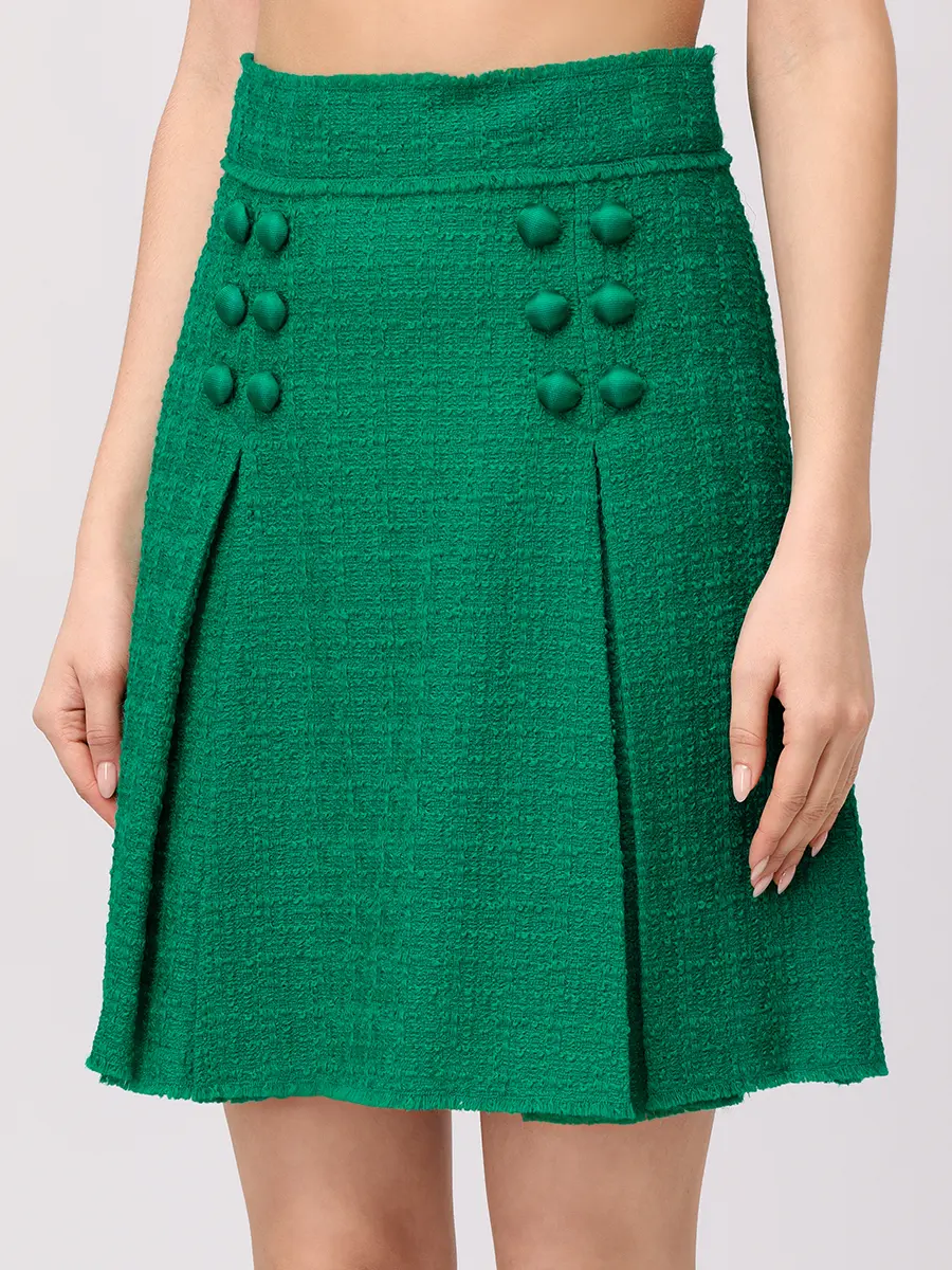 Юбка твидовая
