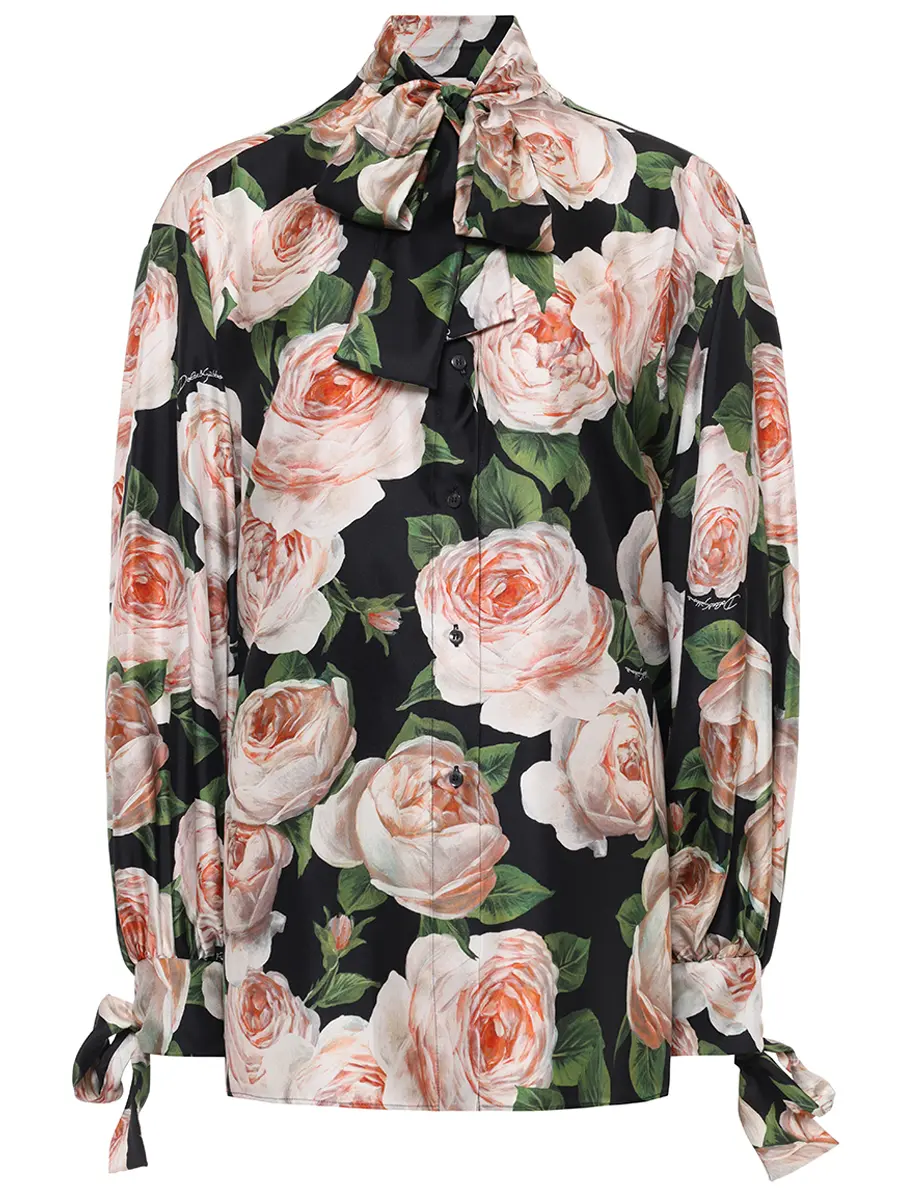 Блуза шелковая