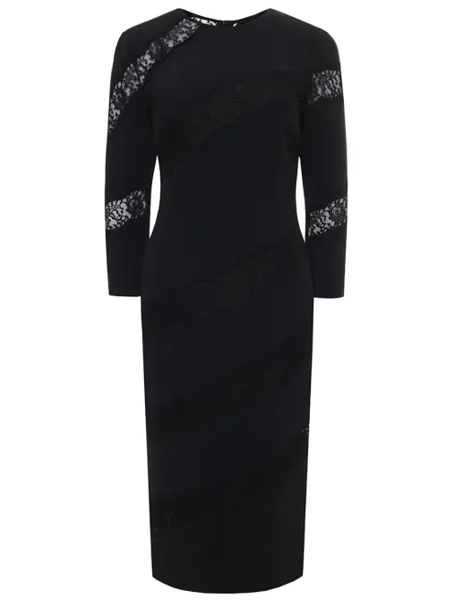 Платье с кружевом DOLCE & GABBANA
