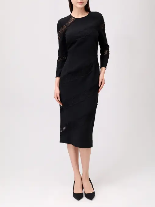 Платье с кружевом DOLCE & GABBANA
