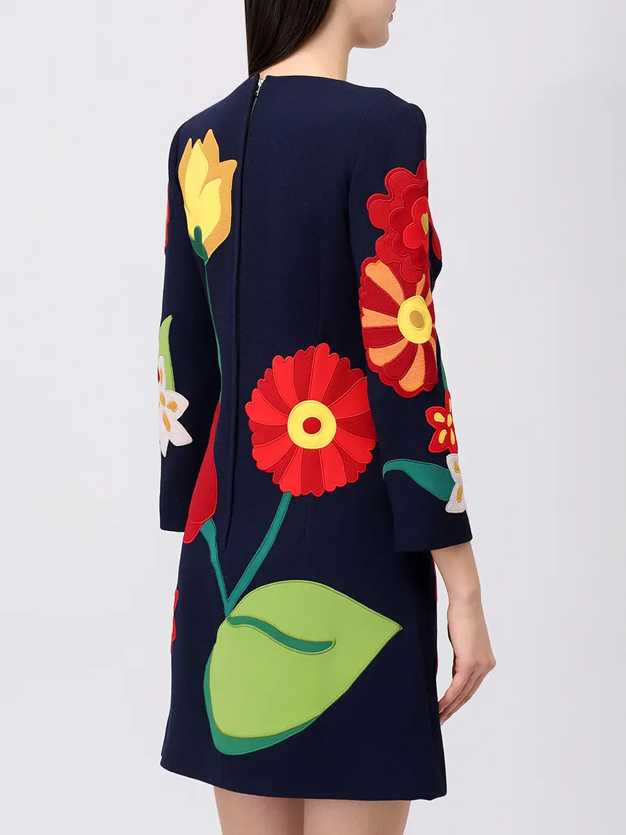 Платье шерстяное