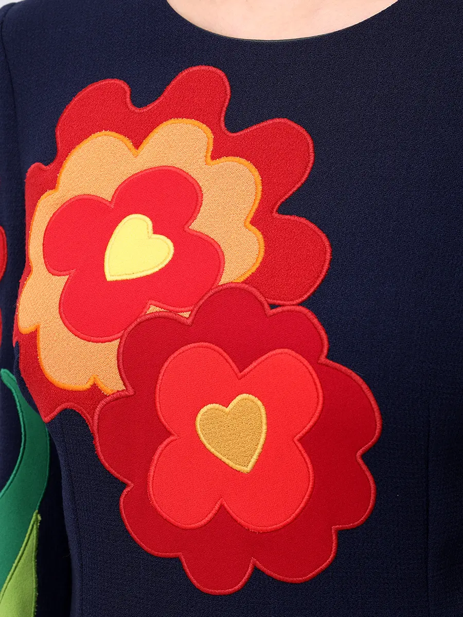 Платье шерстяное