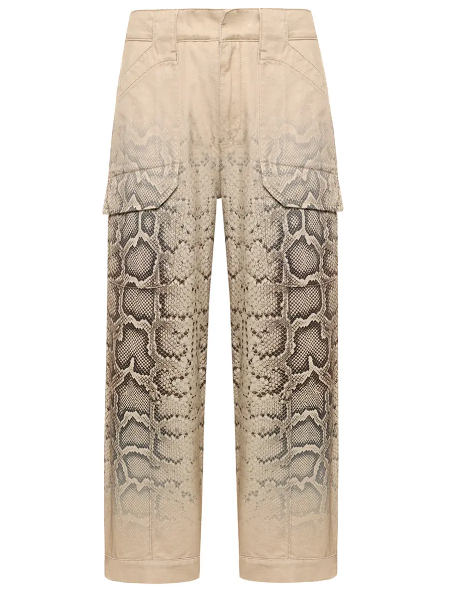 Брюки-карго хлопковые