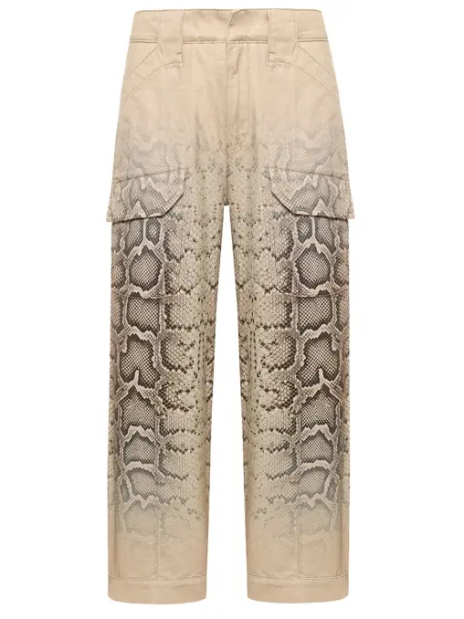 Брюки-карго хлопковые ERMANNO SCERVINO