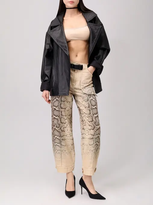 Брюки-карго хлопковые ERMANNO SCERVINO