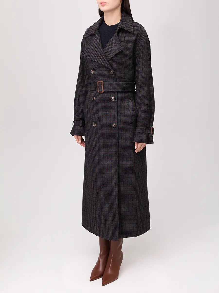 Пальто шерстяное