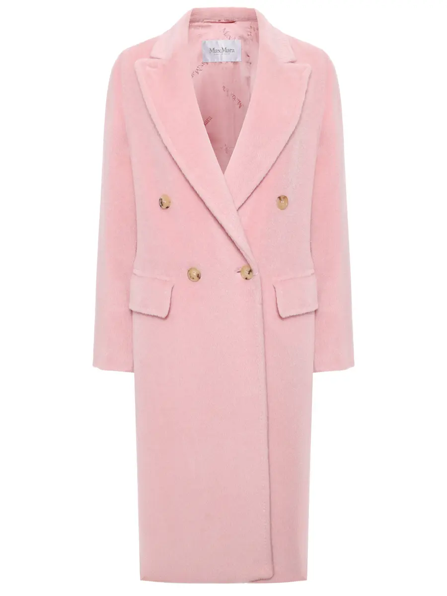 Пальто из шерсти альпака