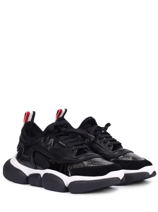 Кроссовки кожаные MONCLER