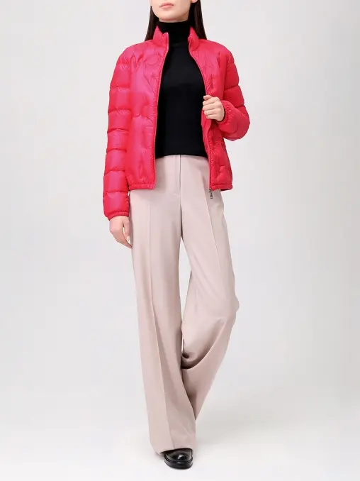 Пуховик однотонный MONCLER