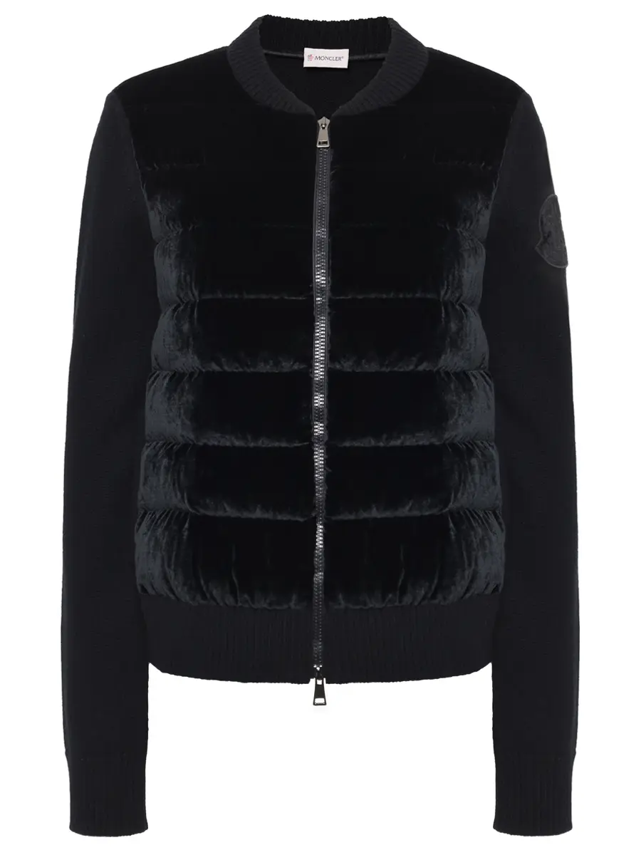 Кардиган комбинированный