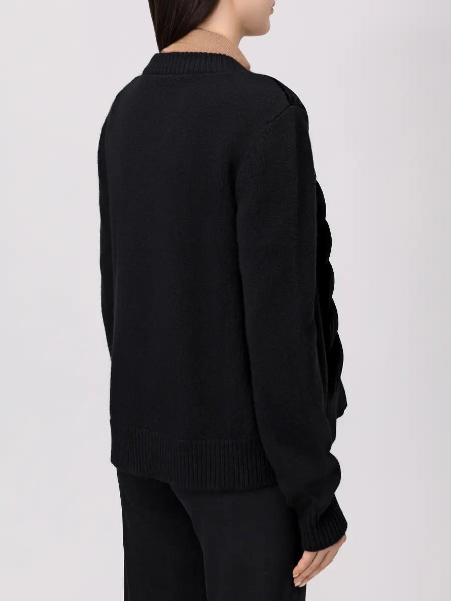 Кардиган комбинированный