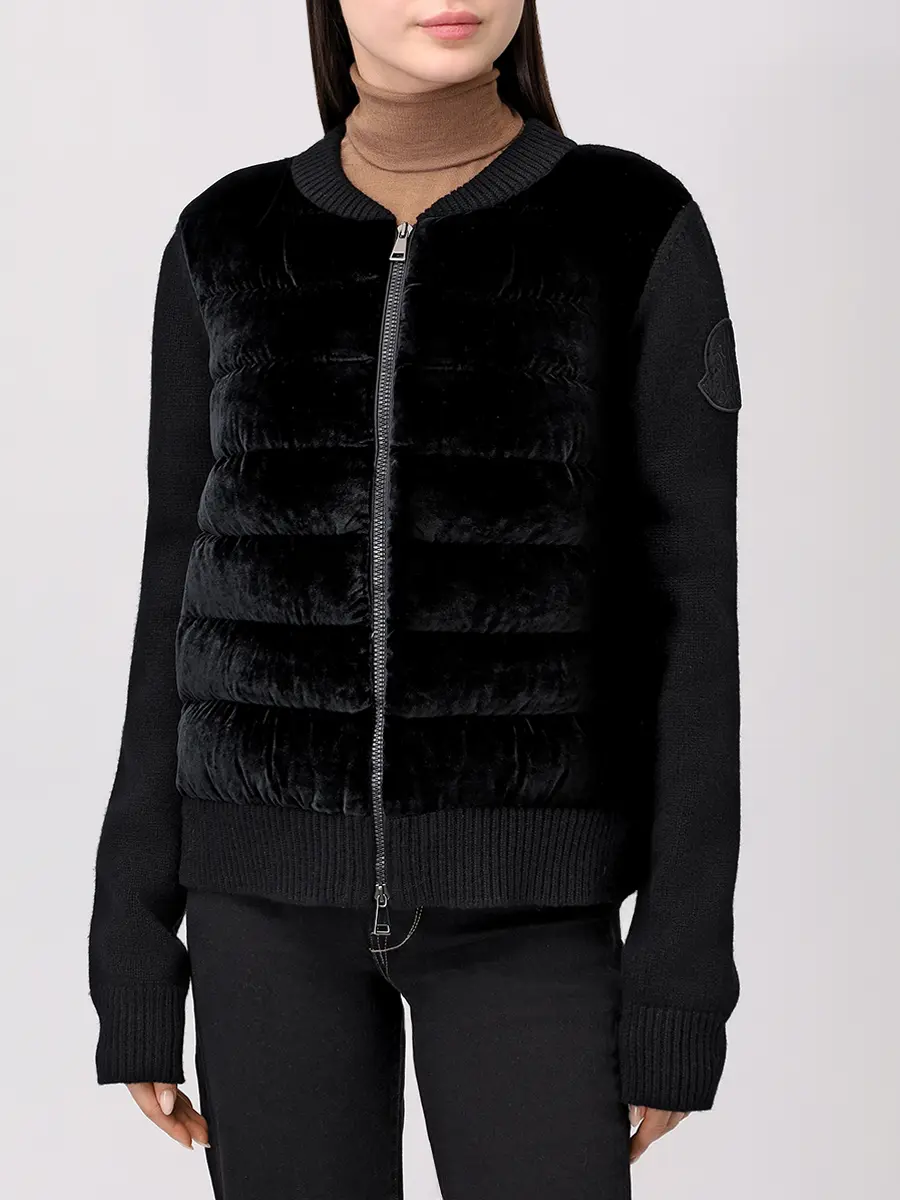 Кардиган комбинированный