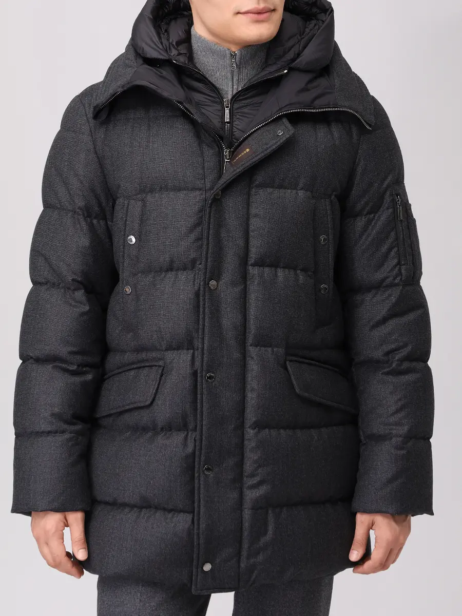 Пуховик стеганый