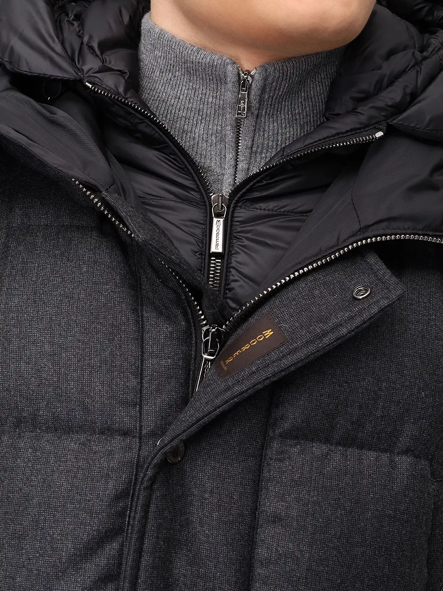 Пуховик стеганый