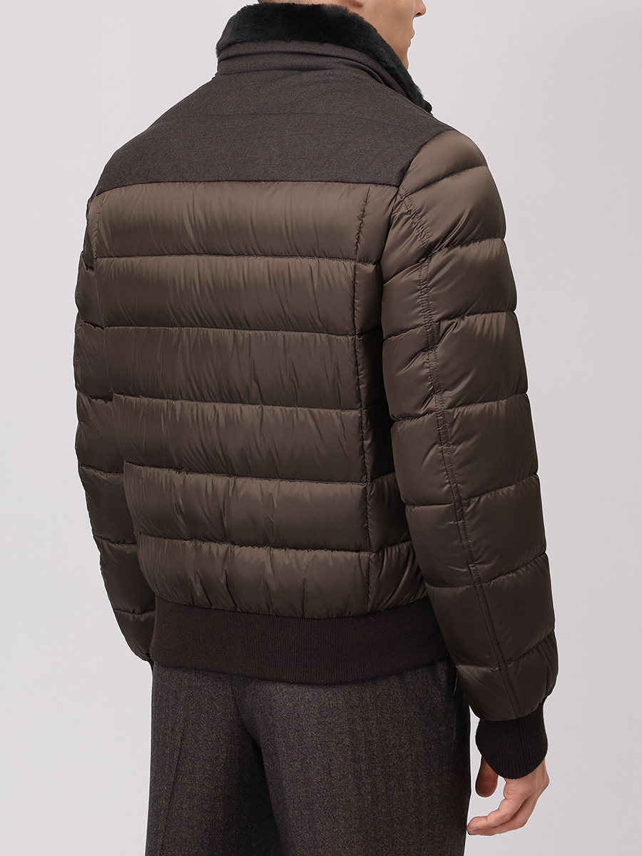 Пуховик стеганый