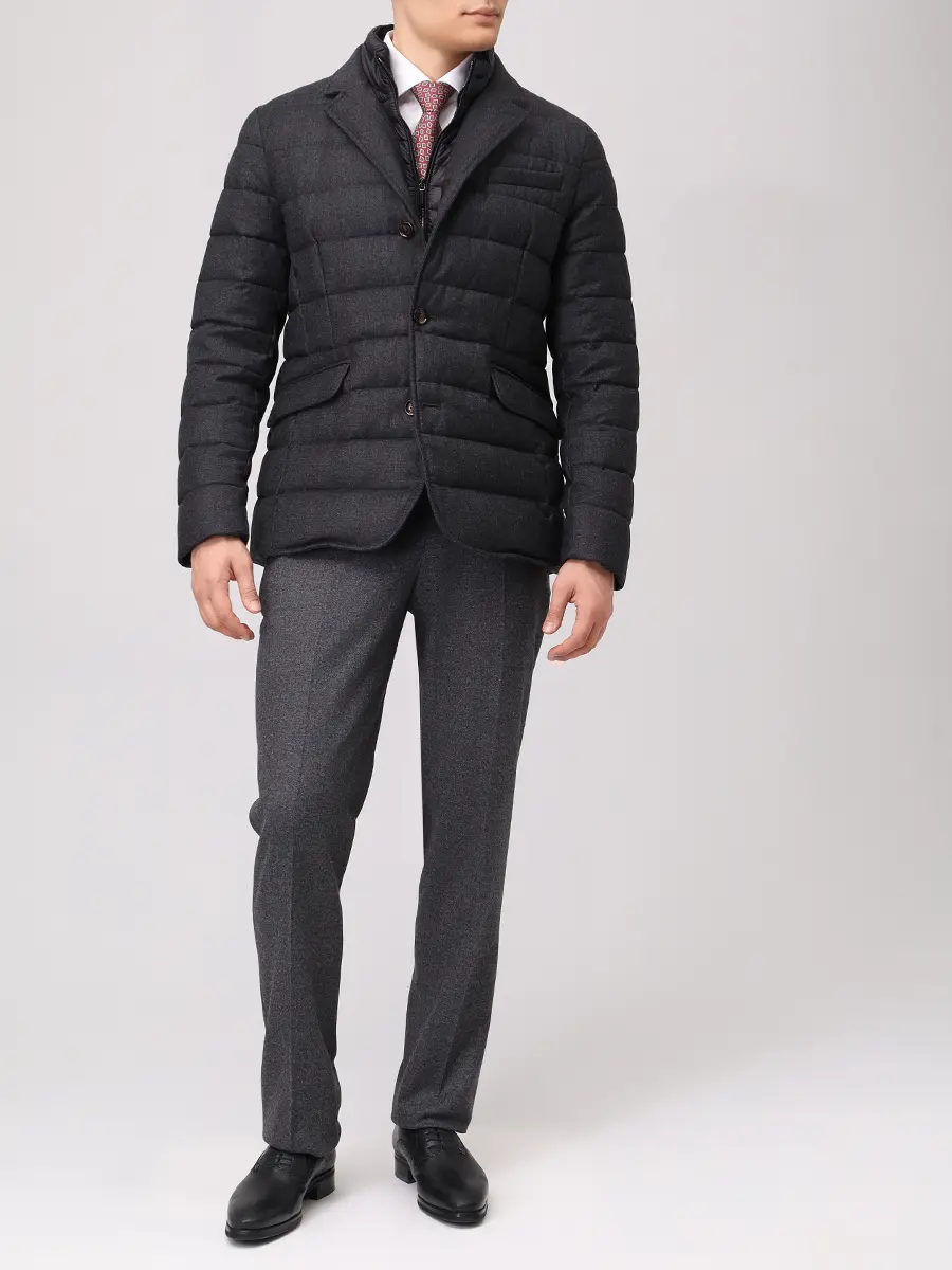 Пуховик стеганый