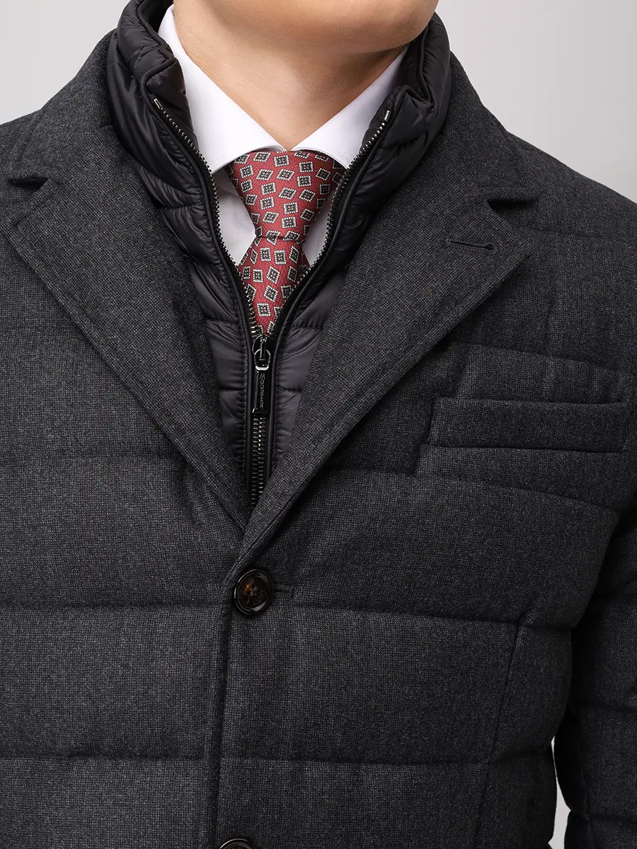 Пуховик стеганый