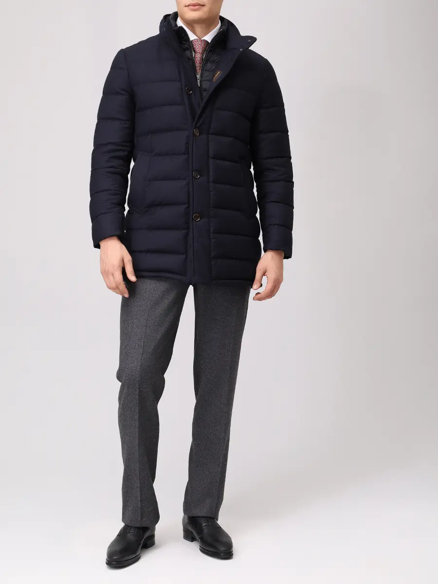 Пуховик стеганый