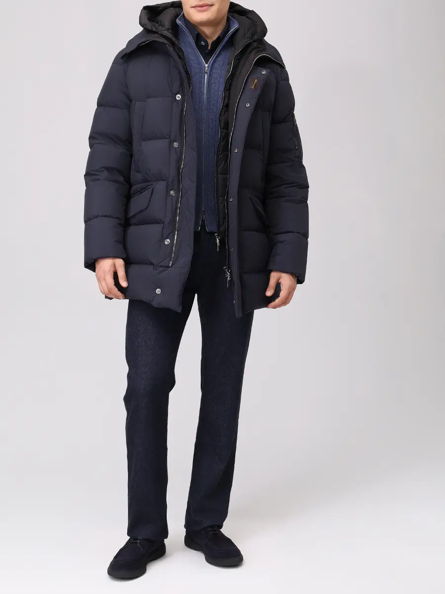 Пуховик стеганый