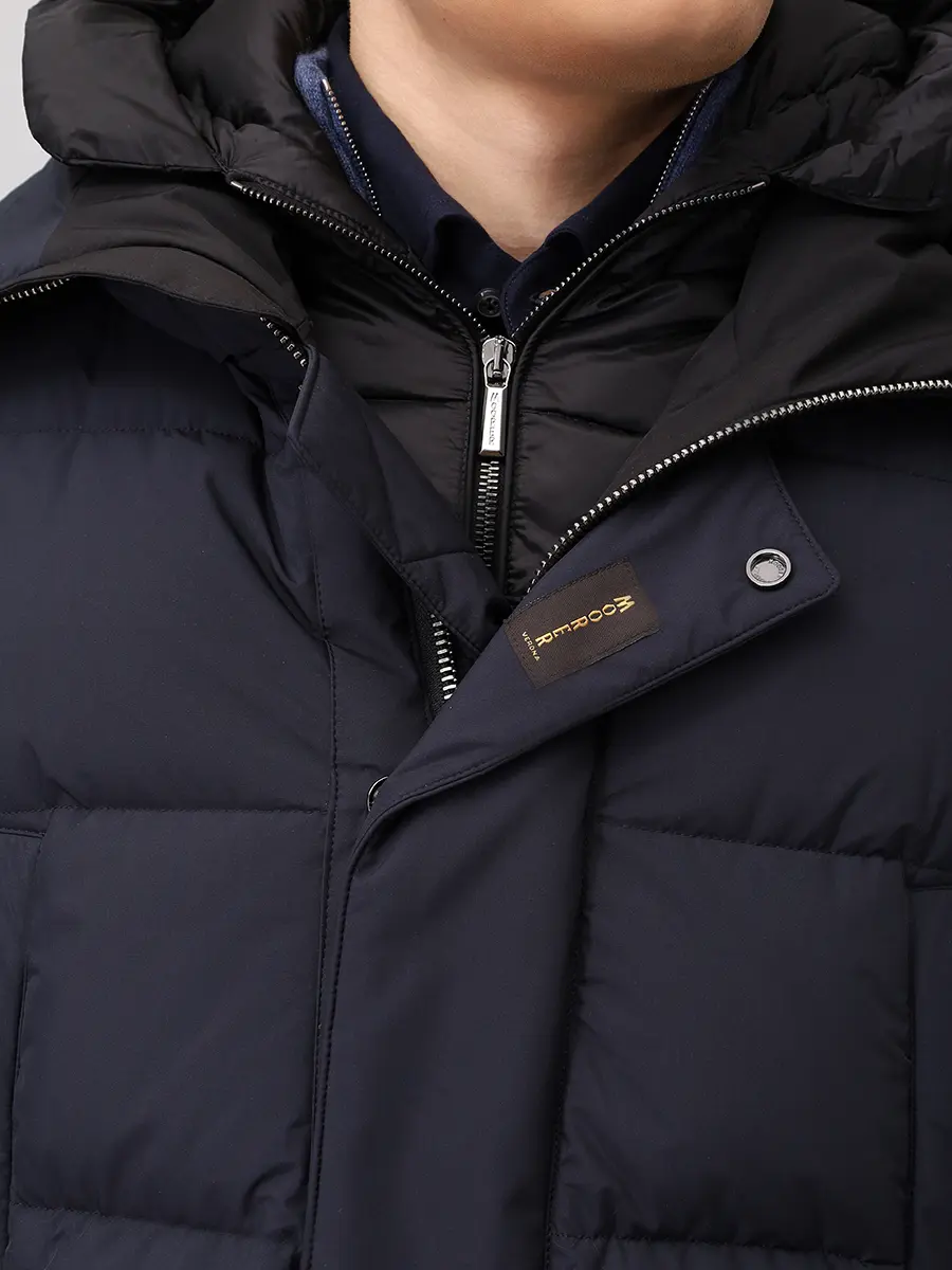 Пуховик стеганый