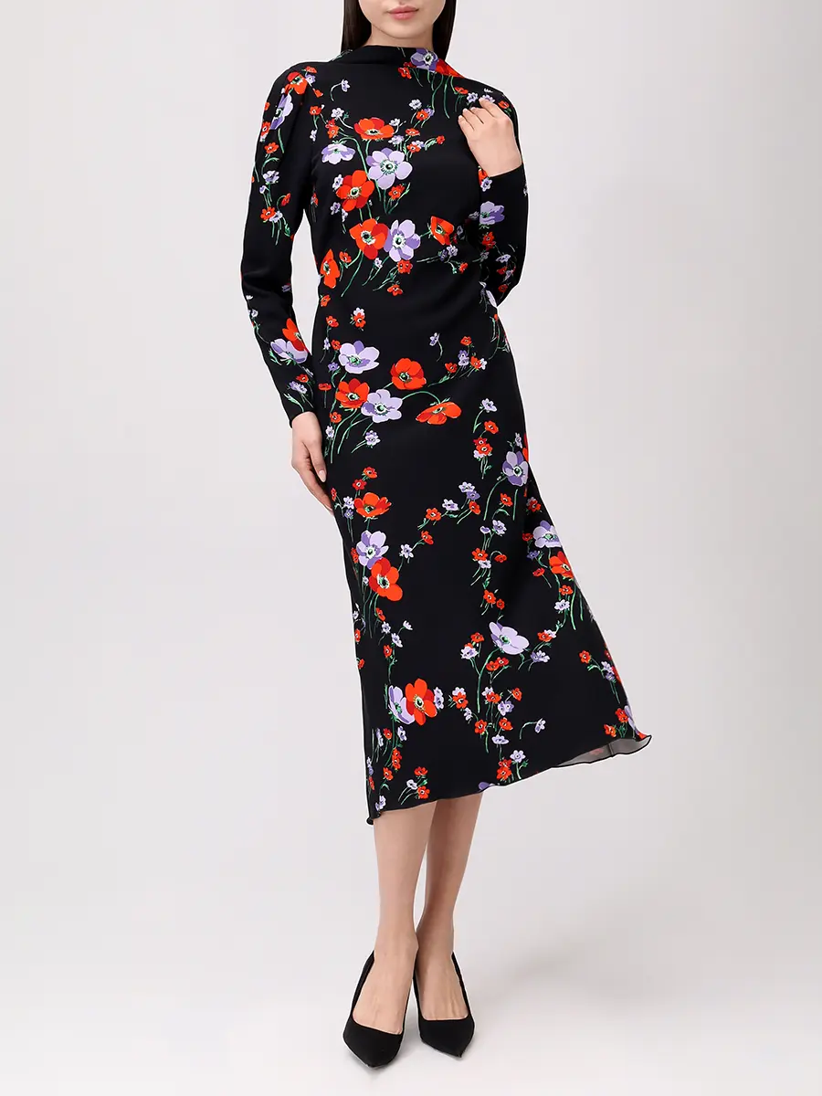 Платье с принтом