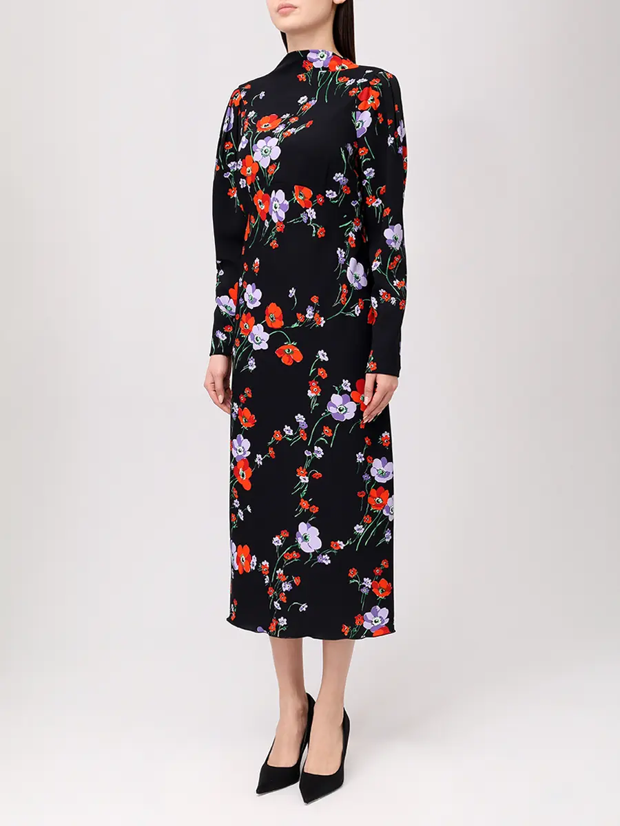 Платье с принтом