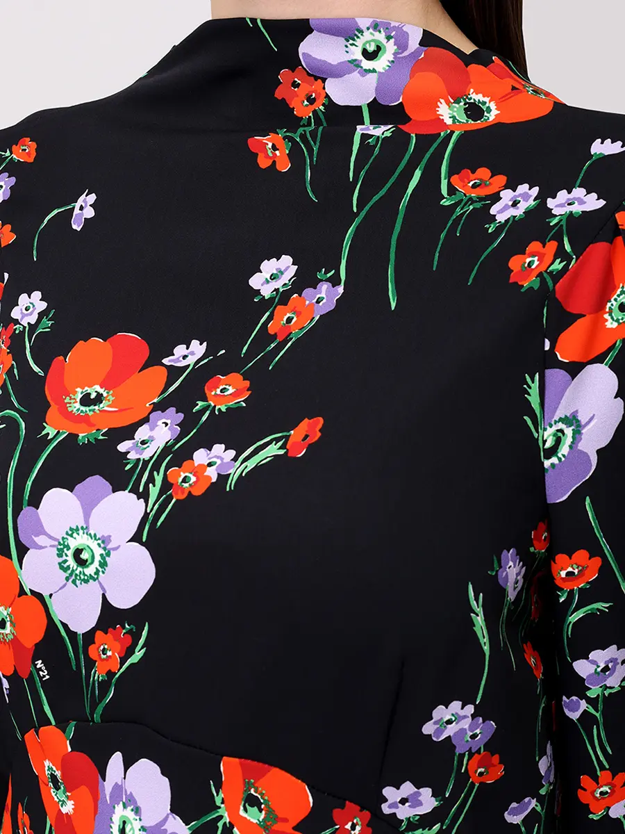 Платье с принтом