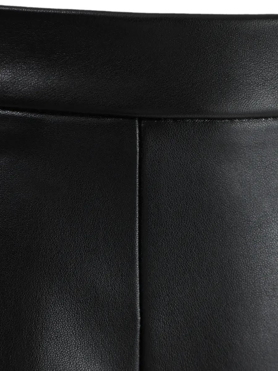 Юбка кожаная