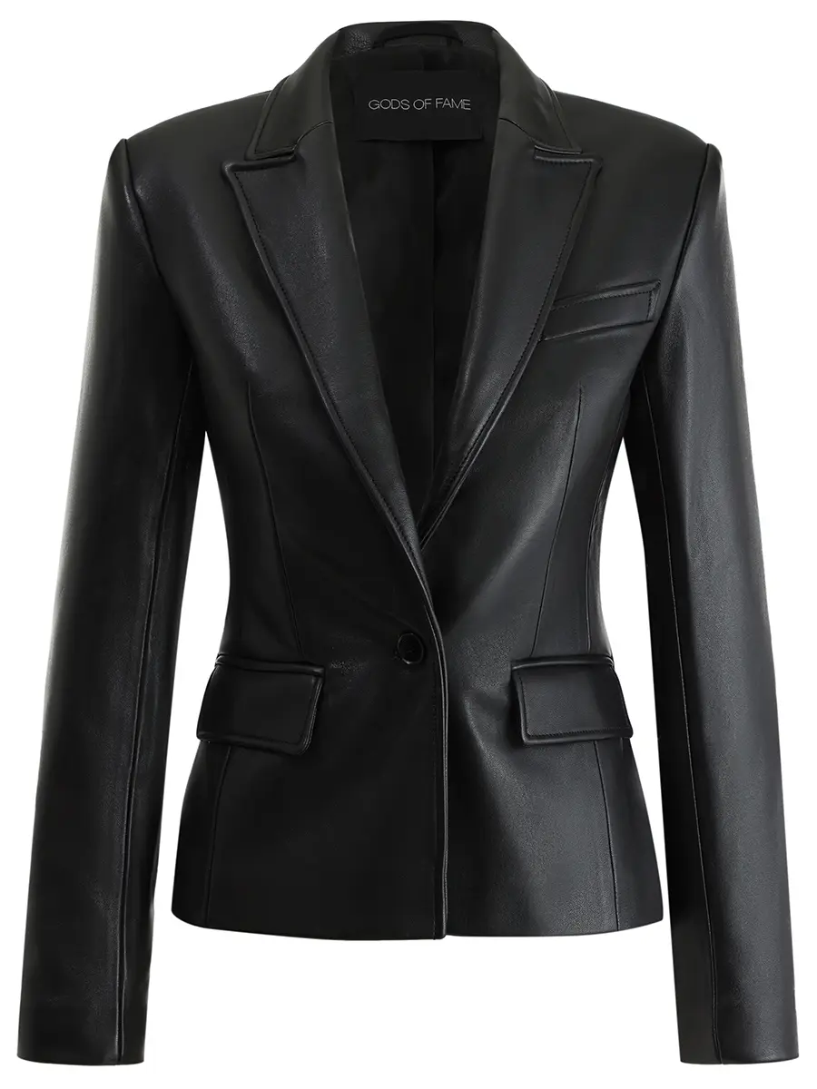 Жакет кожаный