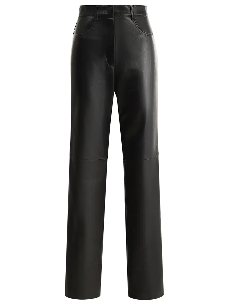 Брюки кожаные