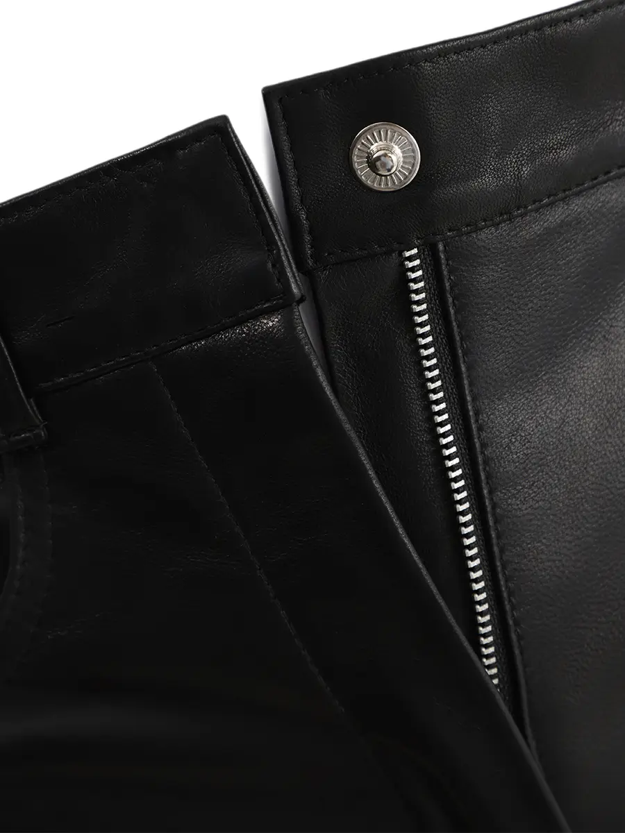 Брюки кожаные