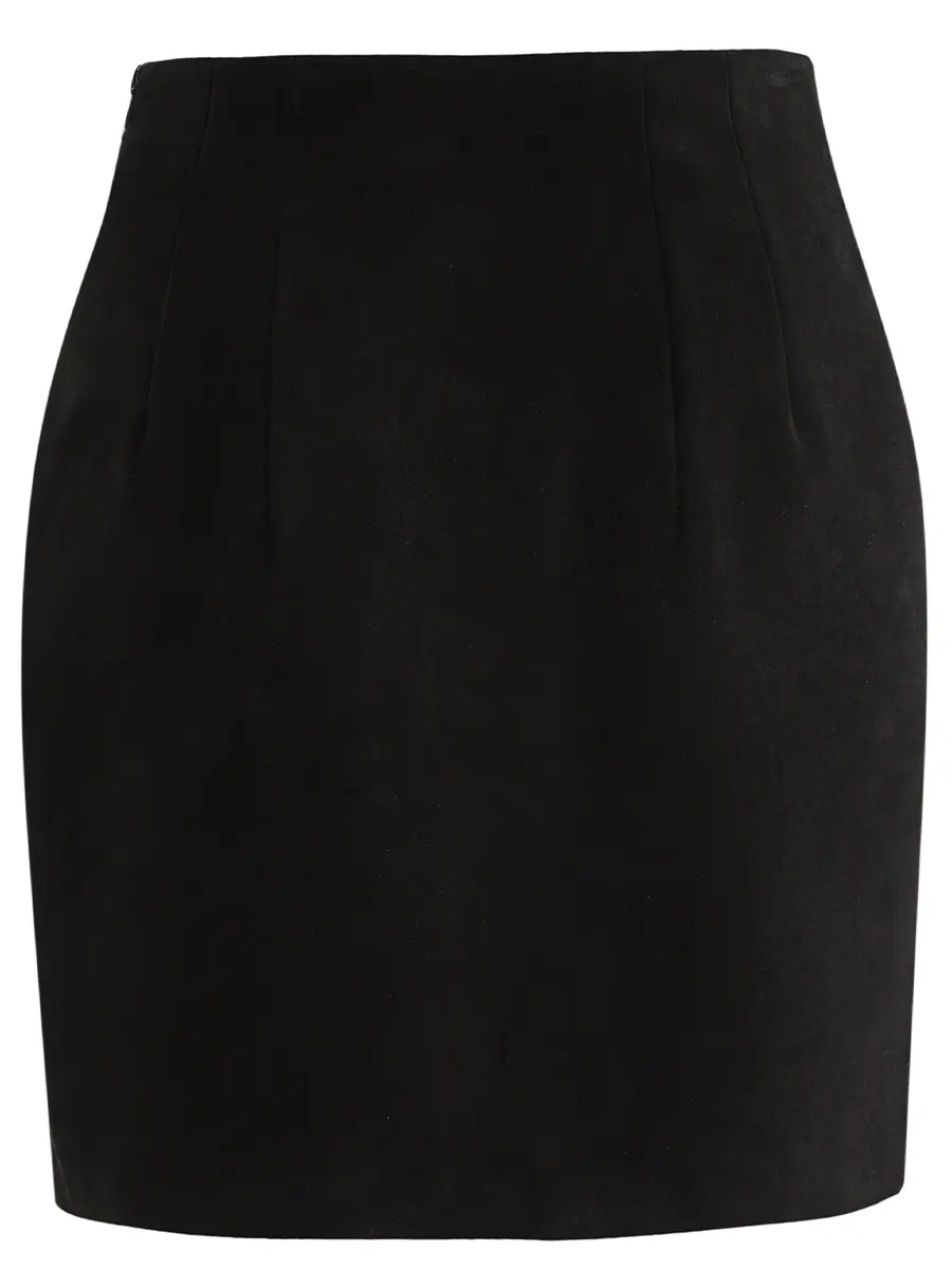 Юбка замшевая