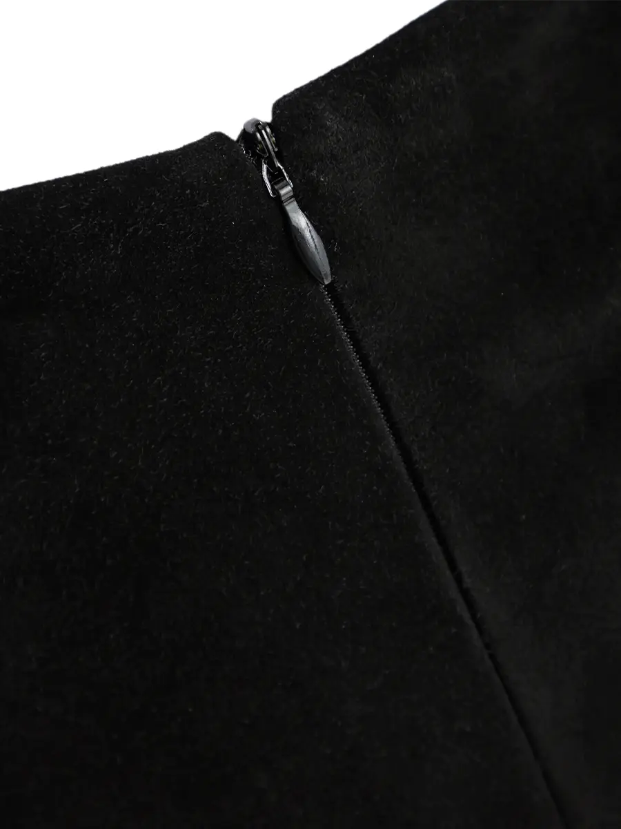 Юбка замшевая