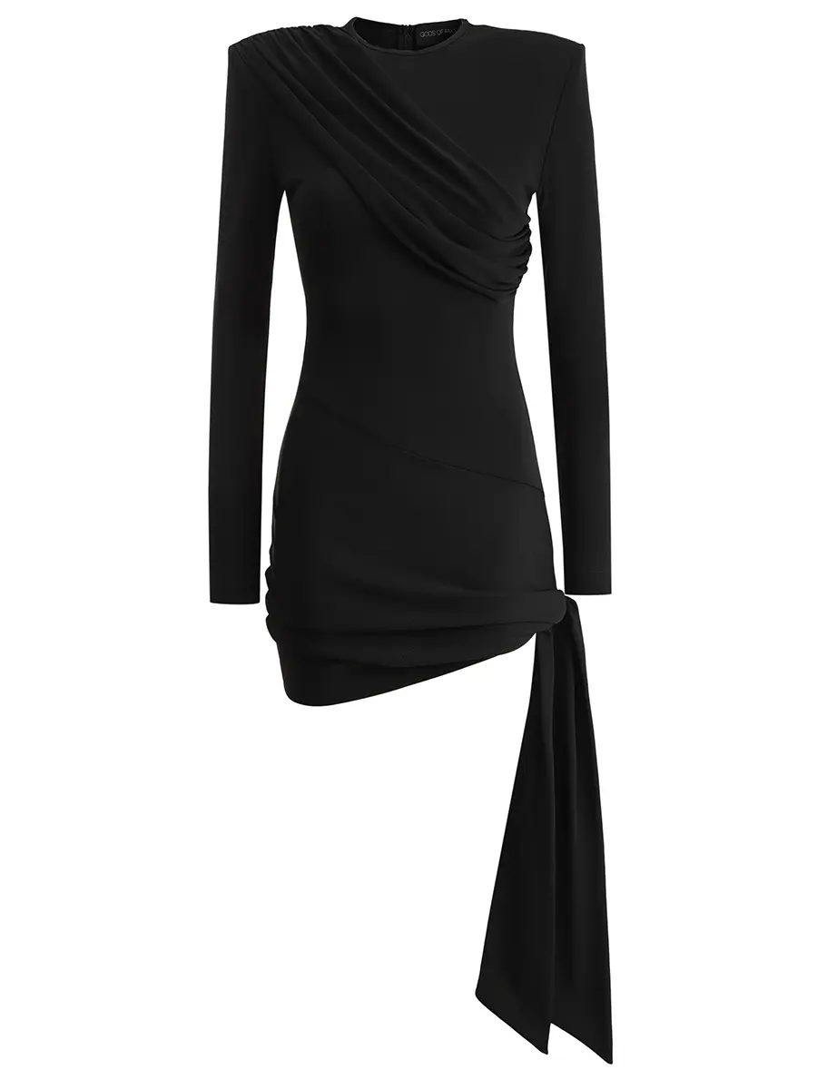 Платье однотонное